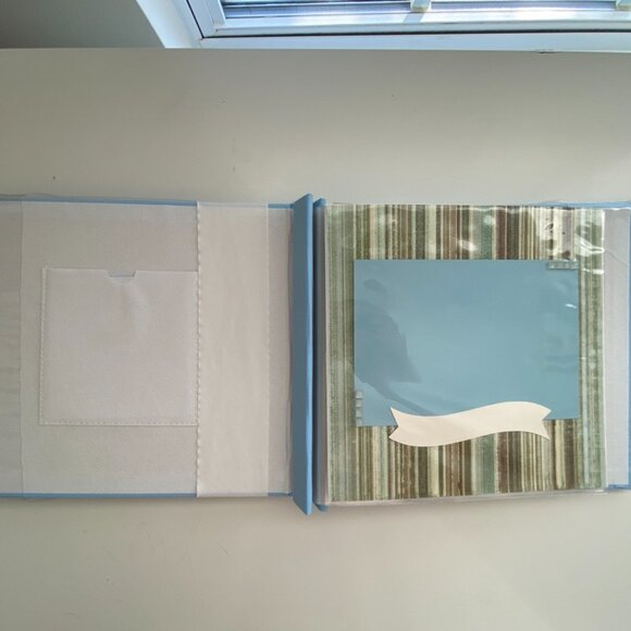 8x8 Baby Boy Premade Scrapbook, Baby Shower Gift, Christmas Gift for New Mom - Picture 4 of 15